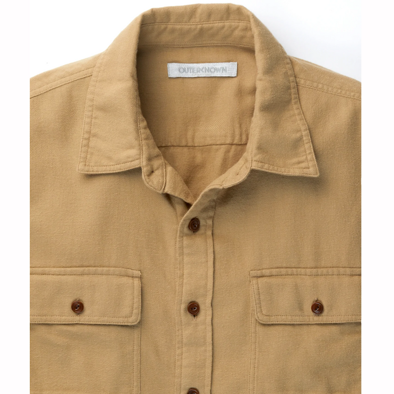 Dillon Pocket Flannel – Dark Khaki