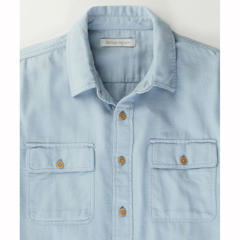 Dillon Pocket Flannel – Blue Dusk