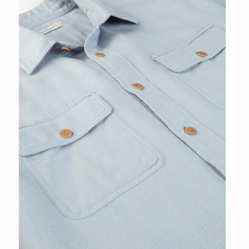 Dillon Pocket Flannel – Blue Dusk