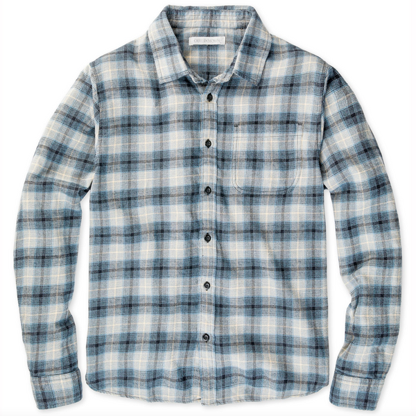 Transitional Flannel Shirt- Cornflower - Rooster 