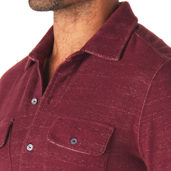 Textured Knit Shirt - Rooster 