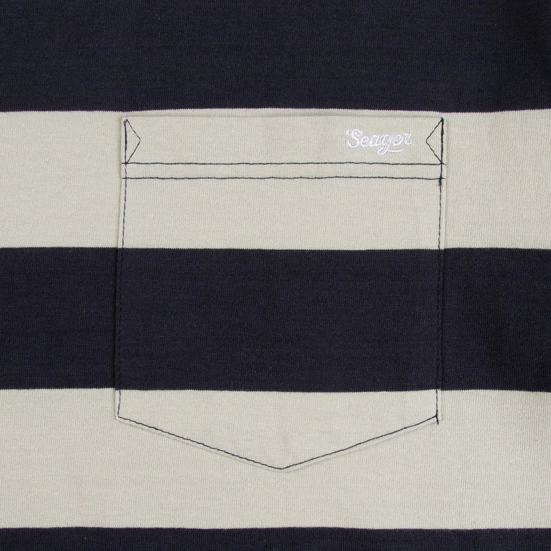 Canyon Stripe Crew – Navy