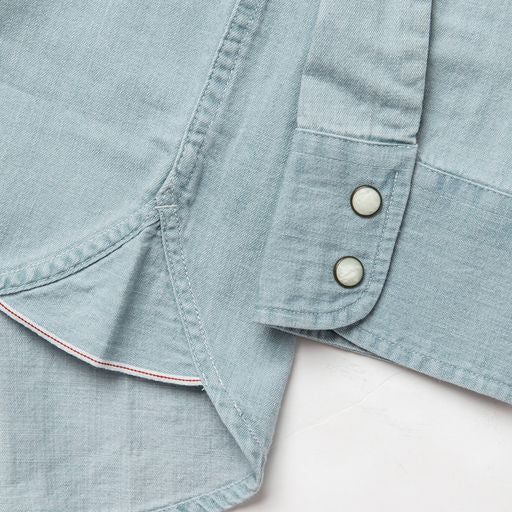 The Western Shirt – Washed Denim