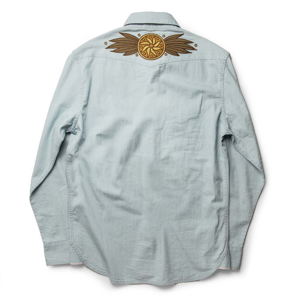 The Embroidered Western Shirt - Rooster 